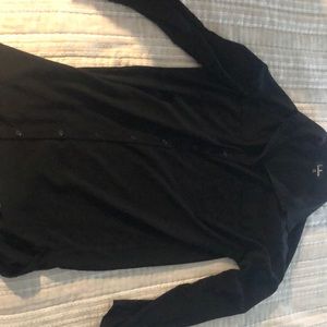 Lulus button down shift dress long sleeve